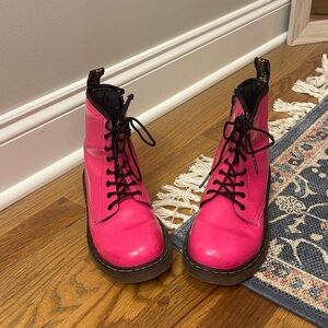 Dr. Martens Hot Pink Boots